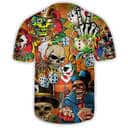Skull Life Style Poker Baseball Jersey Gift For Him
