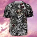 Skull Love Is Blind Poker Baseball Jersey Gift For Best Friend Skull Love Is Blind Poker Baseball Jersey Gift For Best Friend