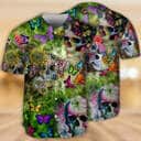 Skull Love Butterfly Baseball Jersey Gift For Son Skull Love Butterfly Baseball Jersey Gift For Son
