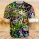 Skull Love Butterfly Baseball Jersey Gift For Son