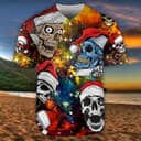Skull Love Christmas Baseball Jersey Gift For Sporty Husband