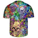 Skull Life Style Mushroom Baseball Jersey Gift For Sport Fans Skull Life Style Mushroom Baseball Jersey Gift For Sport Fans