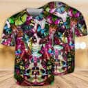 Skull Love Butterfly Baseball Jersey Gift For Sport Lovers Skull Love Butterfly Baseball Jersey Gift For Sport Lovers