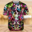 Skull Love Butterfly Baseball Jersey Gift For Sport Lovers Skull Love Butterfly Baseball Jersey Gift For Sport Lovers