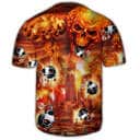 Skull On Fire Baseball Jersey Gift For Son From Dad