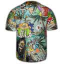 Skull Chill Out Summer Beach Baseball Jersey Gift For Sport Dad