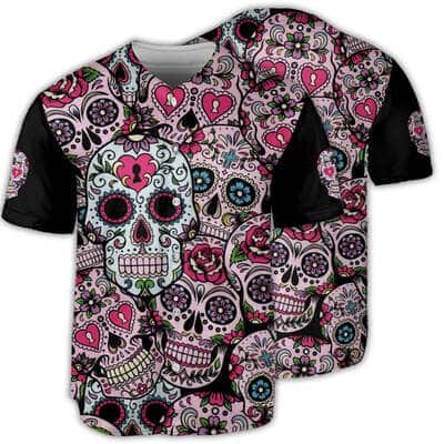 Sugar Skull Amazing Baseball Jersey Gift For Best Friend Sugar Skull Amazing Baseball Jersey Gift For Best Friend