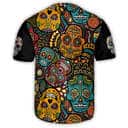 Sugar Skull Amazing Floral Baseball Jersey Gift For Friends