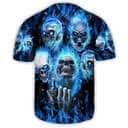 Skull Blue Skull Baseball Jersey Gift For Son From Mom