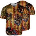 Skull Patriotic Cowboy America Baseball Jersey Gift For Son From Dad