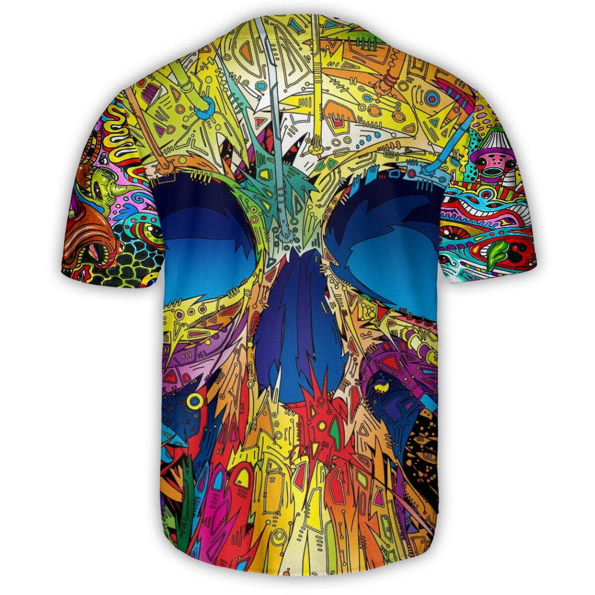 Skull Summer Style Baseball Jersey Gift For Best Friend Skull Summer Style Baseball Jersey Gift For Best Friend