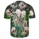 Skull Couple Kiss Baseball Jersey Gift For Husband Skull Couple Kiss Baseball Jersey Gift For Husband