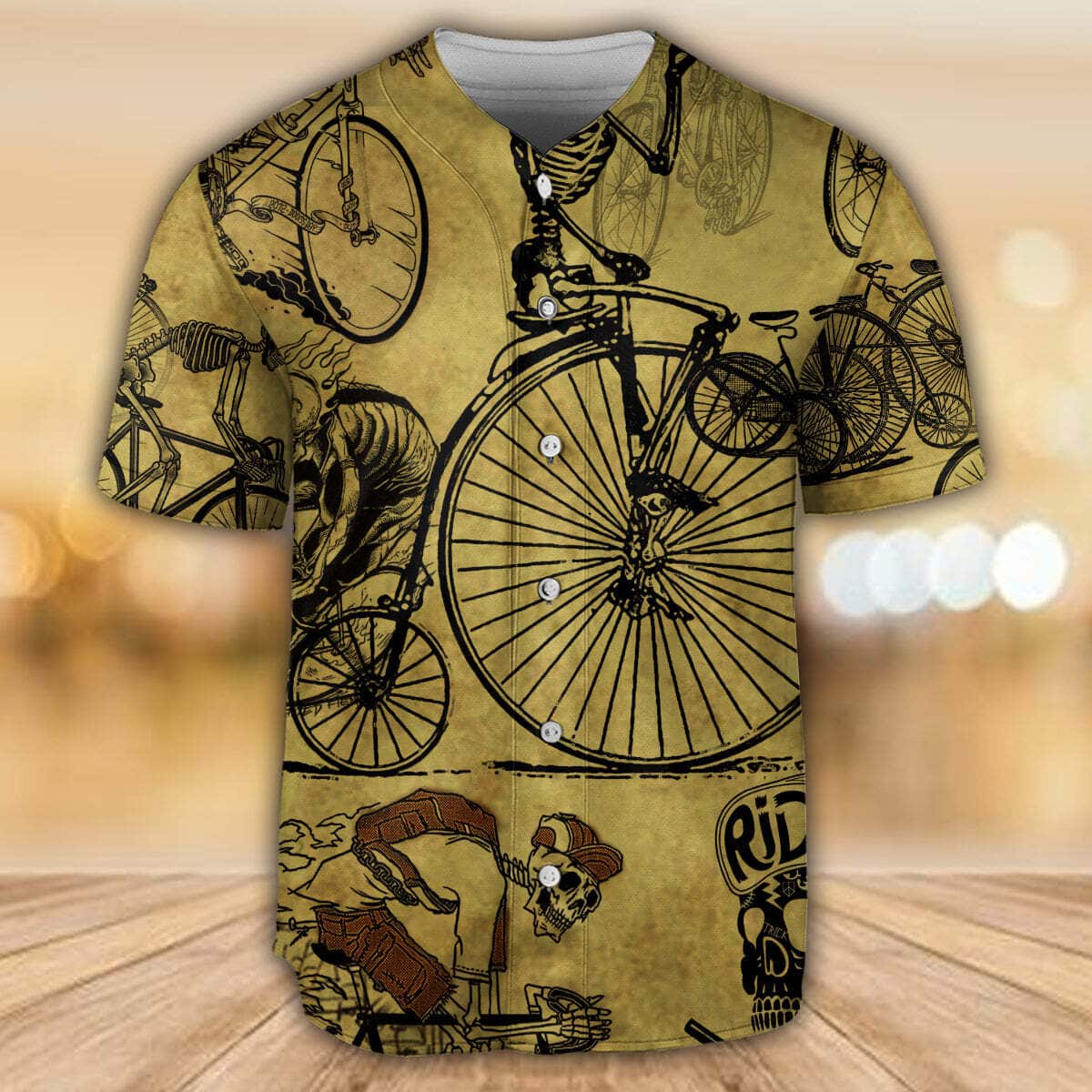 Skull Biker Born To Ride Baseball Jersey Gift For Son From Dad Skull Biker Born To Ride Baseball Jersey Gift For Son From Dad