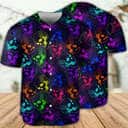 Cool Neon Skull Baseball Jersey Gift For Best Friend Cool Neon Skull Baseball Jersey Gift For Best Friend