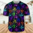 Cool Neon Skull Baseball Jersey Gift For Best Friend