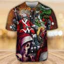 Skull Santa Claus Christmas Cool Style Baseball Jersey Skull Santa Claus Christmas Cool Style Baseball Jersey