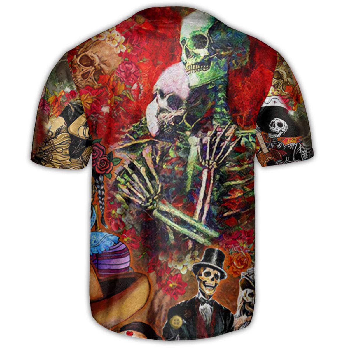 Skull Until We Are Separated By Death Baseball Jersey Skull Until We Are Separated By Death Baseball Jersey