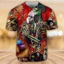Skull Until We Are Separated By Death Baseball Jersey Skull Until We Are Separated By Death Baseball Jersey