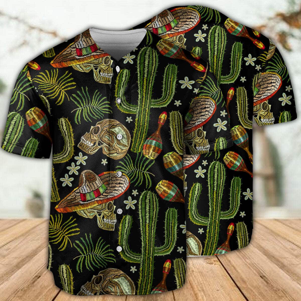 Skull Mexican Black Style Baseball Jersey Gift For Son From Mom Skull Mexican Black Style Baseball Jersey Gift For Son From Mom