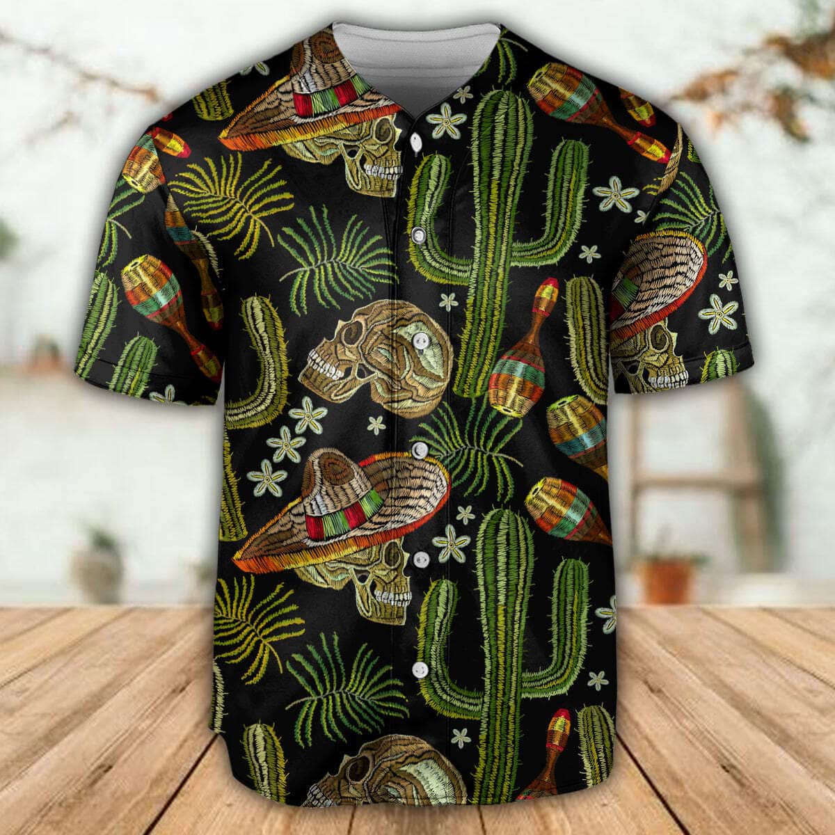 Skull Mexican Black Style Baseball Jersey Gift For Son From Mom Skull Mexican Black Style Baseball Jersey Gift For Son From Mom