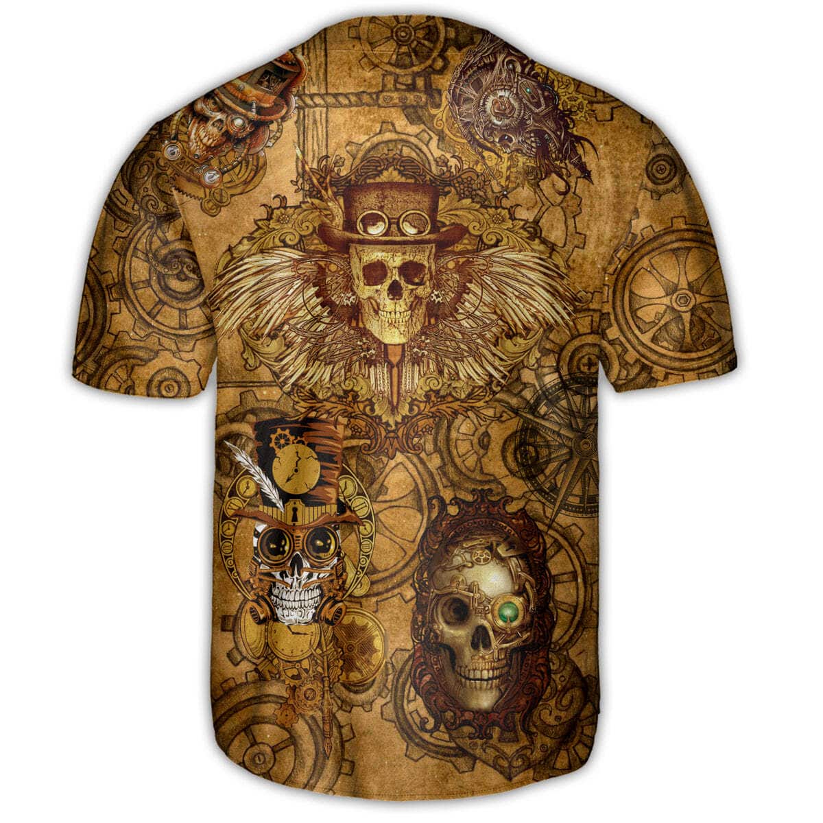 Vintage Skull Baseball Jersey Gift For Best Friend