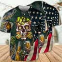 Skull Love Beer Life American Flag Baseball Jersey Skull Love Beer Life American Flag Baseball Jersey