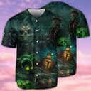 Skull No Flesh No Brain But Still In Pain Baseball Jersey