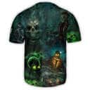 Skull No Flesh No Brain But Still In Pain Baseball Jersey