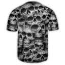 Black Skull No Fear No Pain Baseball Jersey Gift For Sporty Friend Black Skull No Fear No Pain Baseball Jersey Gift For Sporty Friend