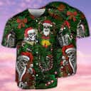 Happy Skull Merry Christmas Baseball Jersey Gift For Best Friend Happy Skull Merry Christmas Baseball Jersey Gift For Best Friend