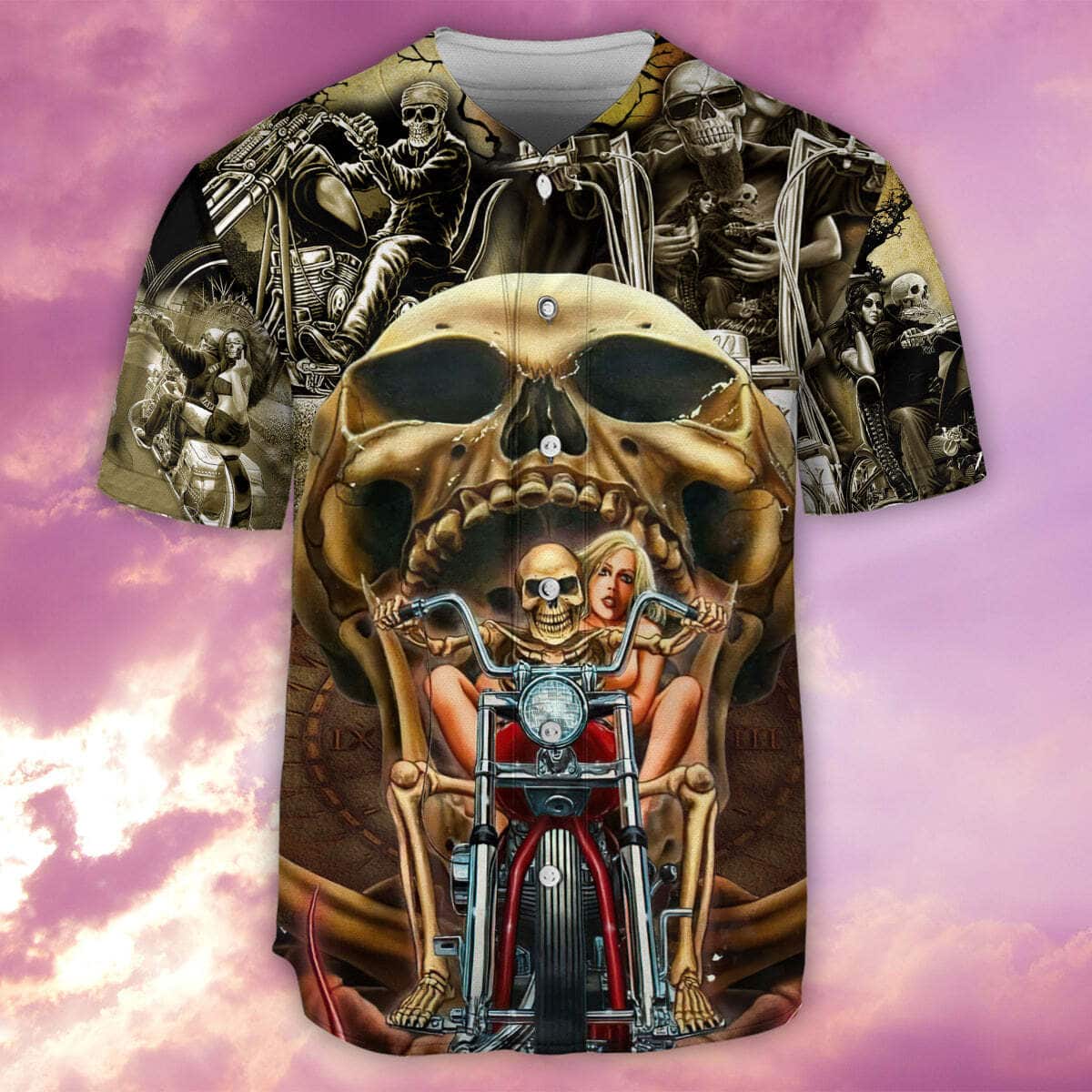 Skull Stay Wild Never Let Them Tame You Baseball Jersey