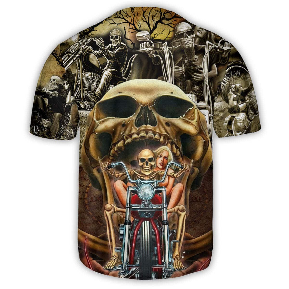 Skull Stay Wild Never Let Them Tame You Baseball Jersey Skull Stay Wild Never Let Them Tame You Baseball Jersey