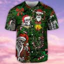 Happy Skull Merry Christmas Baseball Jersey Gift For Best Friend Happy Skull Merry Christmas Baseball Jersey Gift For Best Friend
