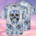 Skull Love Floral Baseball Jersey Gift For Friend Skull Love Floral Baseball Jersey Gift For Friend
