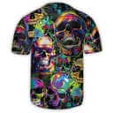 Skull Smiley Baseball Jersey Gift For Best Friend Skull Smiley Baseball Jersey Gift For Best Friend