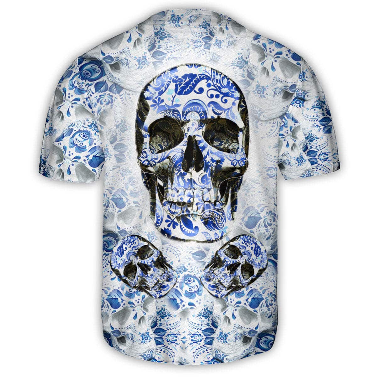 Skull Love Floral Baseball Jersey Gift For Friend Skull Love Floral Baseball Jersey Gift For Friend