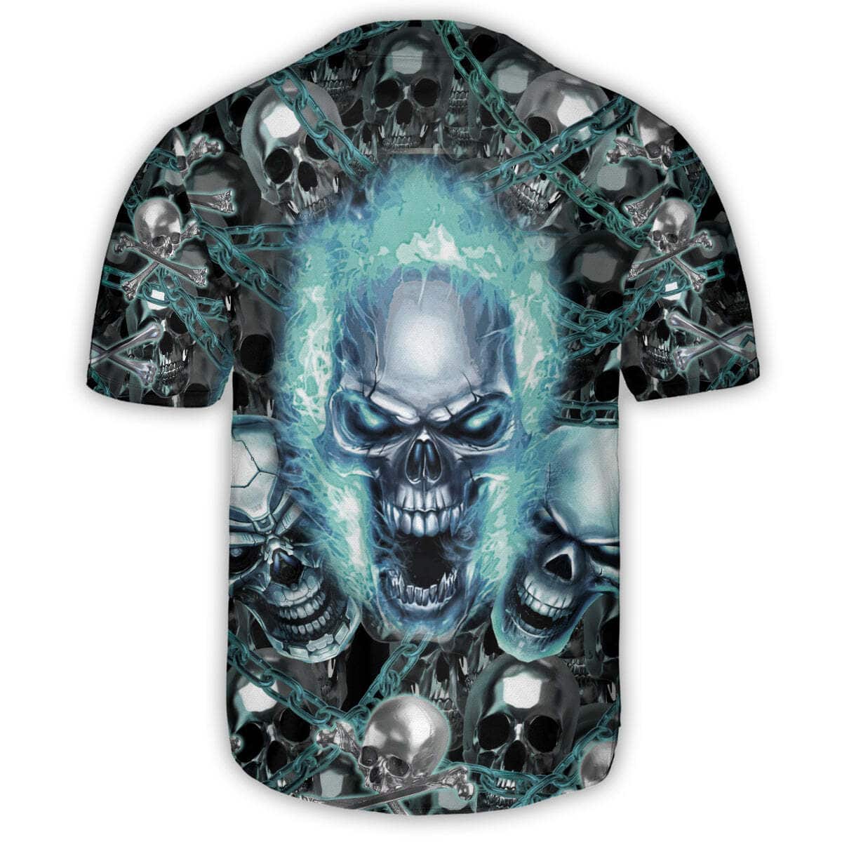 Skull Screaming Baseball Jersey Gift For Son From Mom Skull Screaming Baseball Jersey Gift For Son From Mom