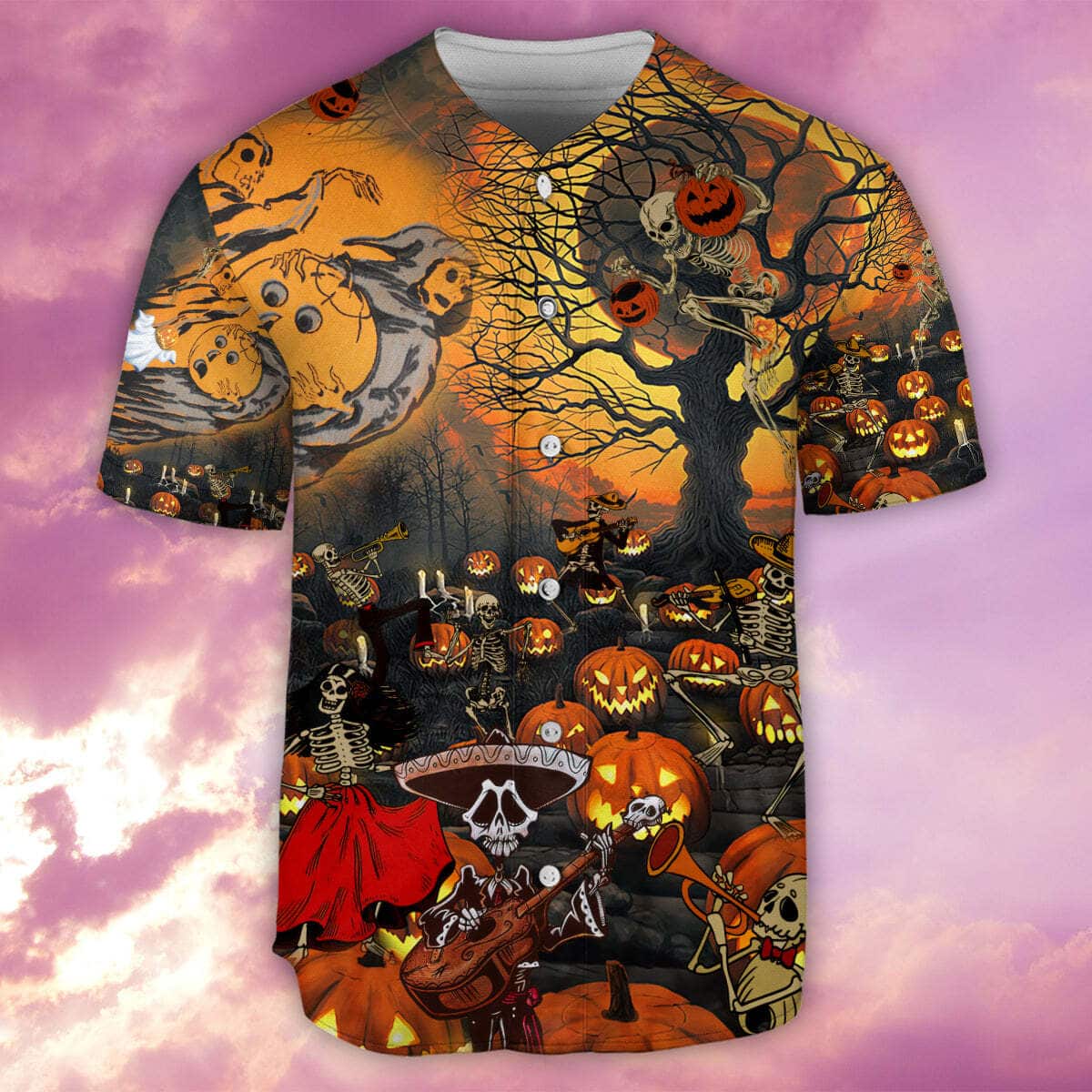 Skull Halloween Darkness Baseball Jersey Gift For Best Friend Skull Halloween Darkness Baseball Jersey Gift For Best Friend
