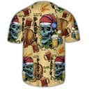 Skull Merry Xmas Baseball Jersey Gift For Him