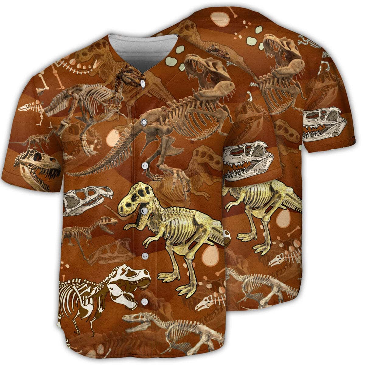 Jurassic Park Dinosaur Skull Baseball Jersey Gift For Son From Mom Jurassic Park Dinosaur Skull Baseball Jersey Gift For Son From Mom