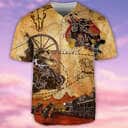 Cowboy Skull Baseball Jersey Gift For Son Cowboy Skull Baseball Jersey Gift For Son