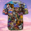 Cowboy Pirates Skull Baseball Jersey Gift For Son Birthday