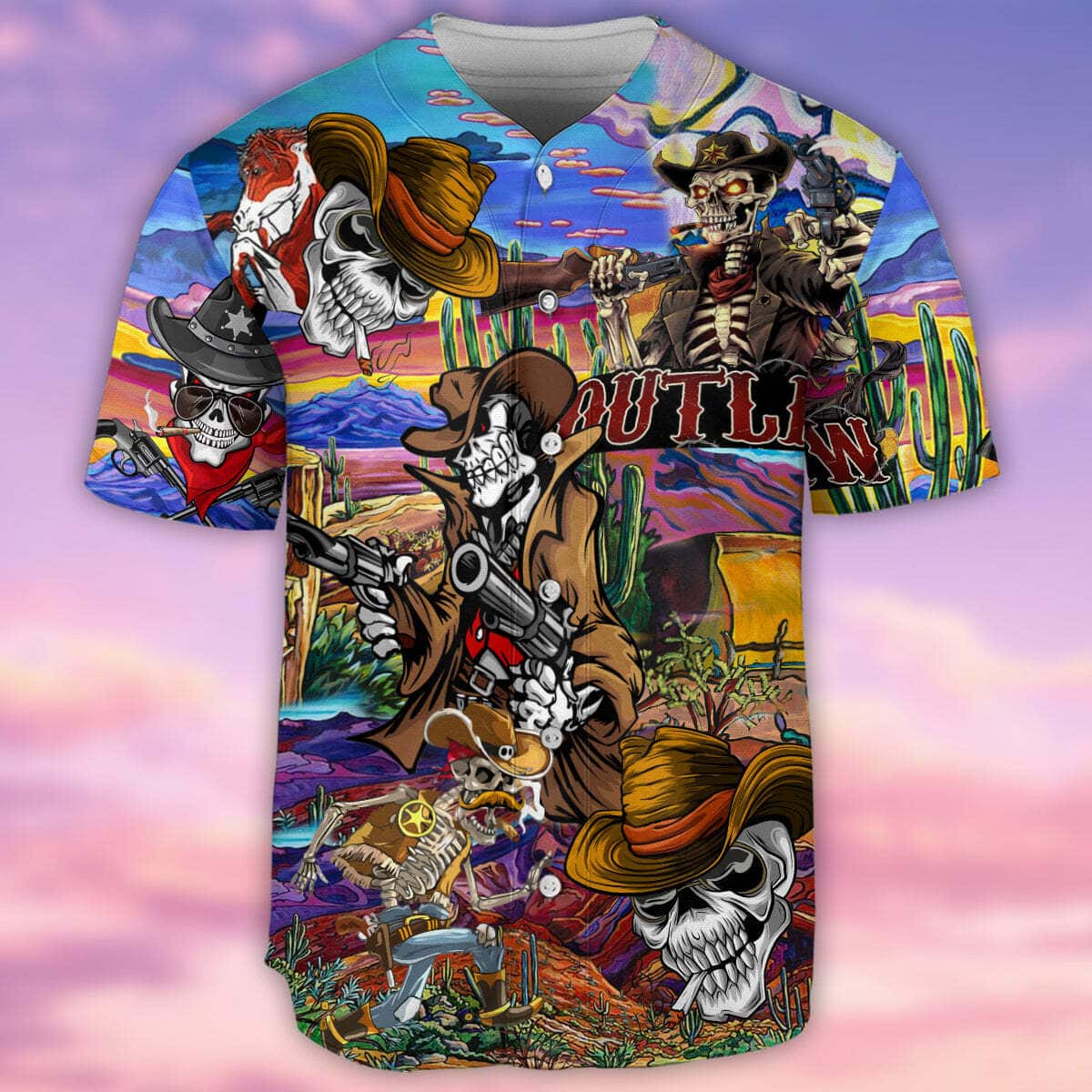 Cowboy Pirates Skull Baseball Jersey Gift For Son Birthday Cowboy Pirates Skull Baseball Jersey Gift For Son Birthday