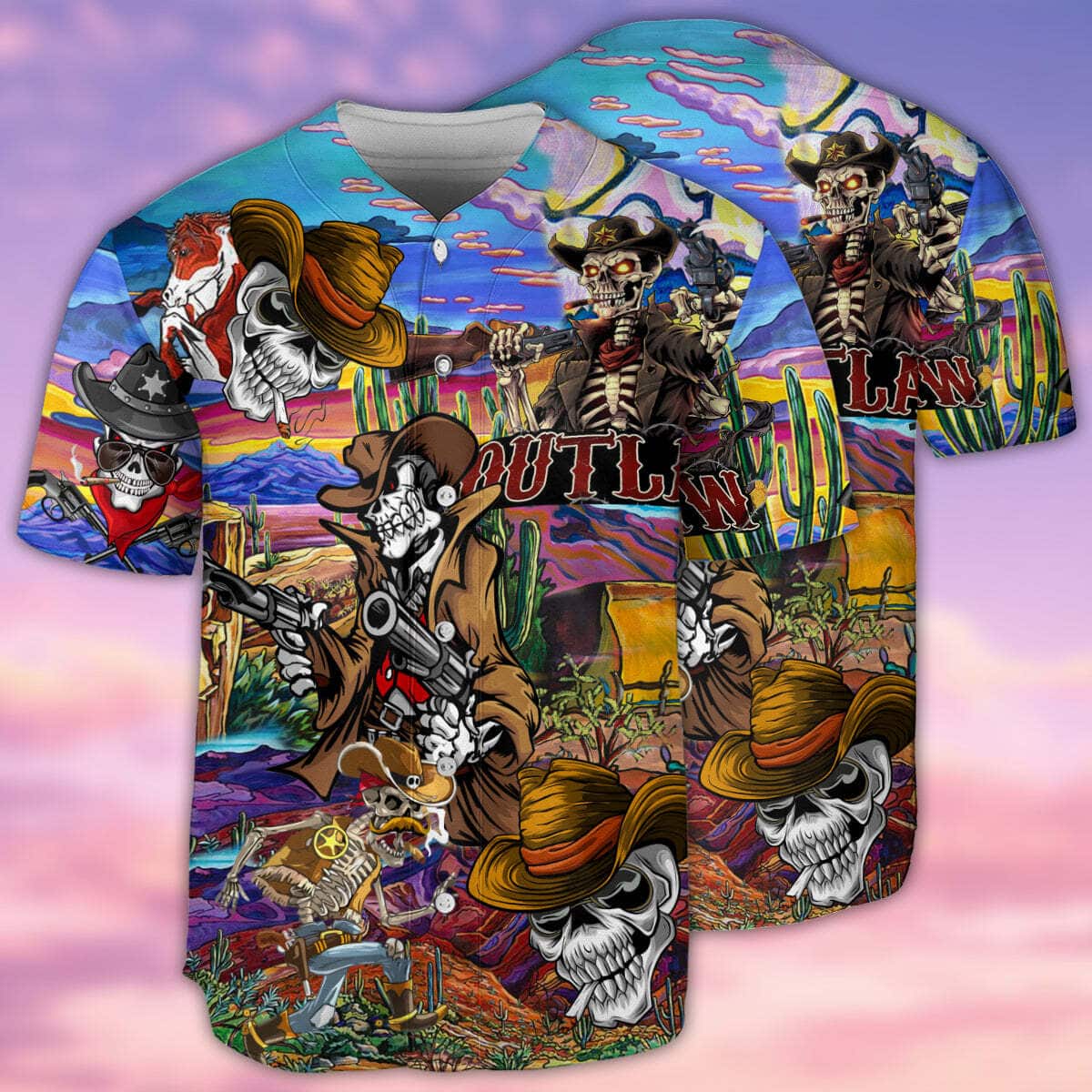 Cowboy Pirates Skull Baseball Jersey Gift For Son Birthday Cowboy Pirates Skull Baseball Jersey Gift For Son Birthday