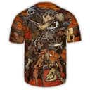 Cowboy Skull Baseball Jersey Gift For Son From Dad