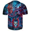 Skull Machine Style Baseball Jersey Gift For Sporty Boyfriend Skull Machine Style Baseball Jersey Gift For Sporty Boyfriend