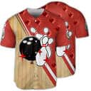 Bowling Ball Skull Baseball Jersey Gift For Sporty Husband Bowling Ball Skull Baseball Jersey Gift For Sporty Husband