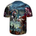 Skull Christmas Santa Claus Baseball Jersey Gift For Sport Fans