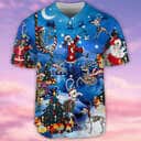 Christmas And Skull Merry Xmas Baseball Jersey Gift For Him