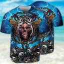 Skull And Helmet Style Baseball Jersey Gift For Sporty Boyfriend Skull And Helmet Style Baseball Jersey Gift For Sporty Boyfriend